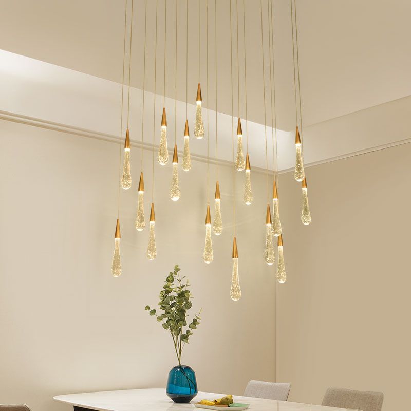Led Water Drop Pendant Light Minimalist Scandinavian Loft Crystal Metal Hanging Lamp Nordic Art And Creative Restaurant Ceiling Lamps - Drop Pendant Light Pictures Led Water Drop Pendant Light Minimalist Scandinavian Loft Crystal Metal Hanging Lamp Nordic Art And Creative Restaurant Ceiling Lamps - Drop Pendant Light Pictures