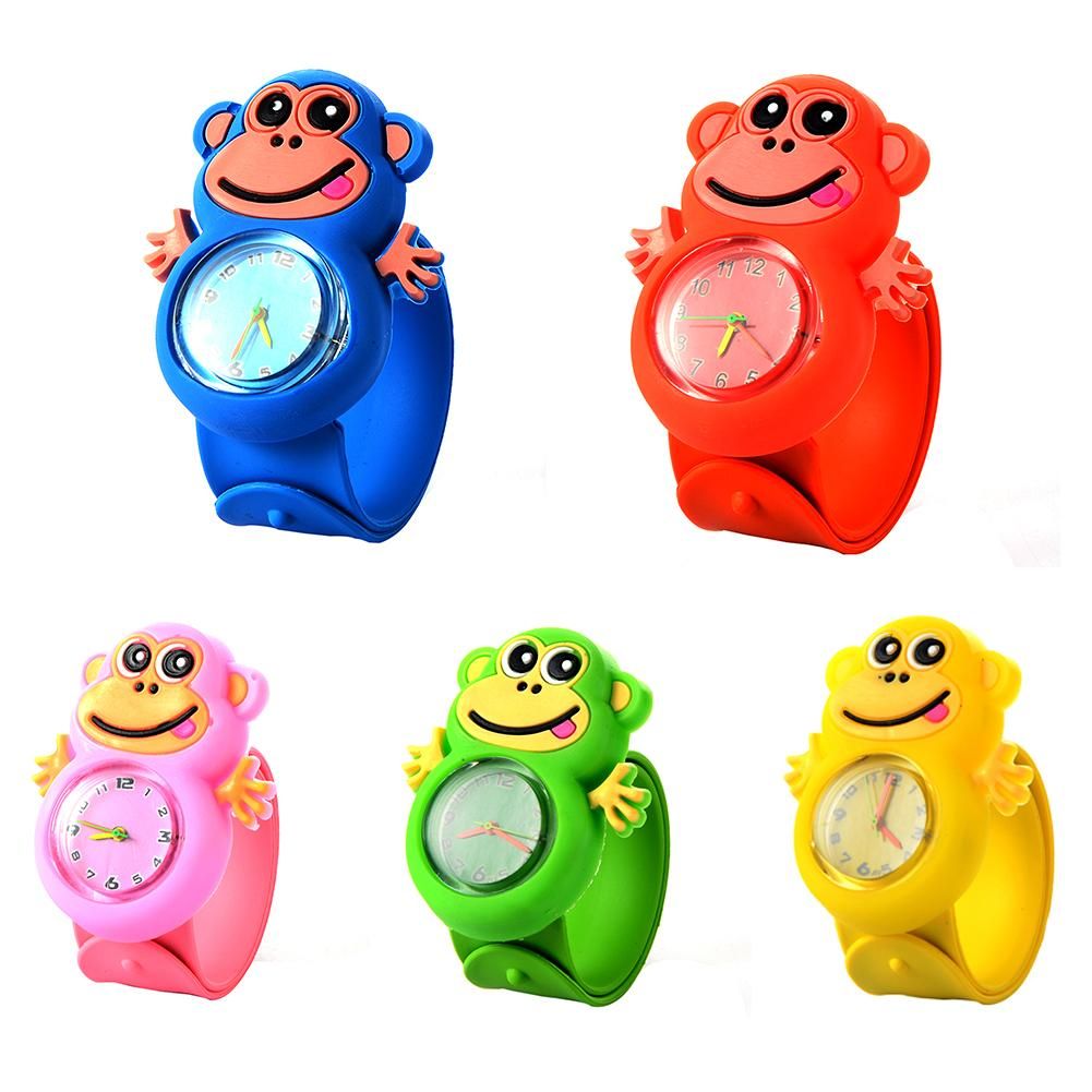Cartoon Watch Fashion Safe Animal Monkey Soft Silicone Quartz Cute Kids Children Watches For Boy Girl Cartoon Watch Fashion Safe Animal Monkey Soft Silicone Quartz Cute Kids Children Watches For Boy Girl