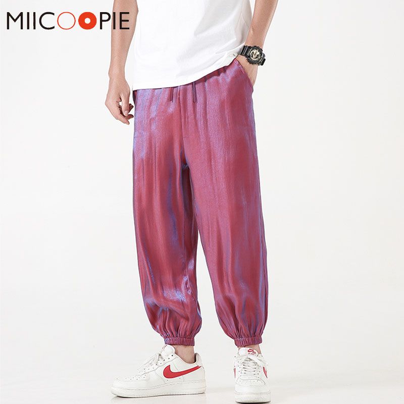 silk joggers mens