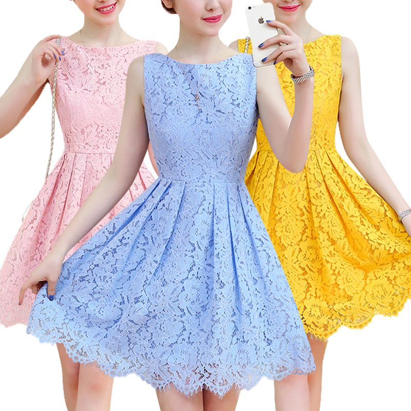 Acheter 2019 Summer Teen Girl Lace Dress Pour Assister Formelle Robes De Soirée De Mariage Filles Vêtements Fille Costume De Fête De 181 Du
