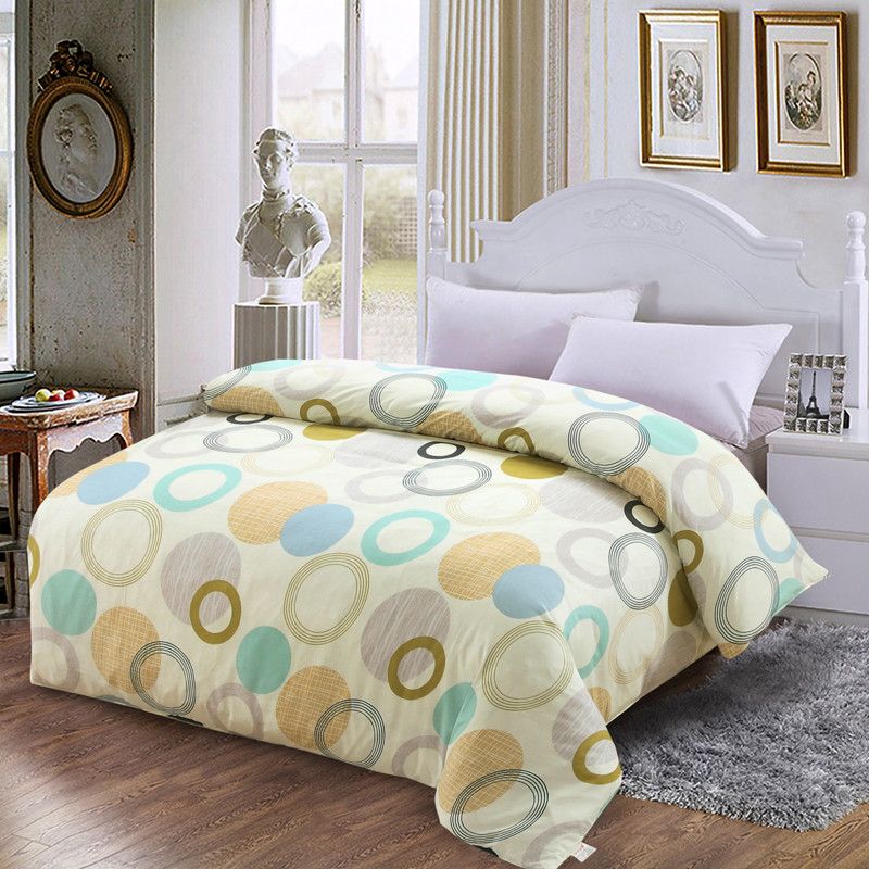 2019 New Fashion Cartoon Cotton Blue Yellow Red Duvet Cover Quilt