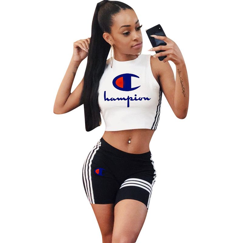 champion biker short set