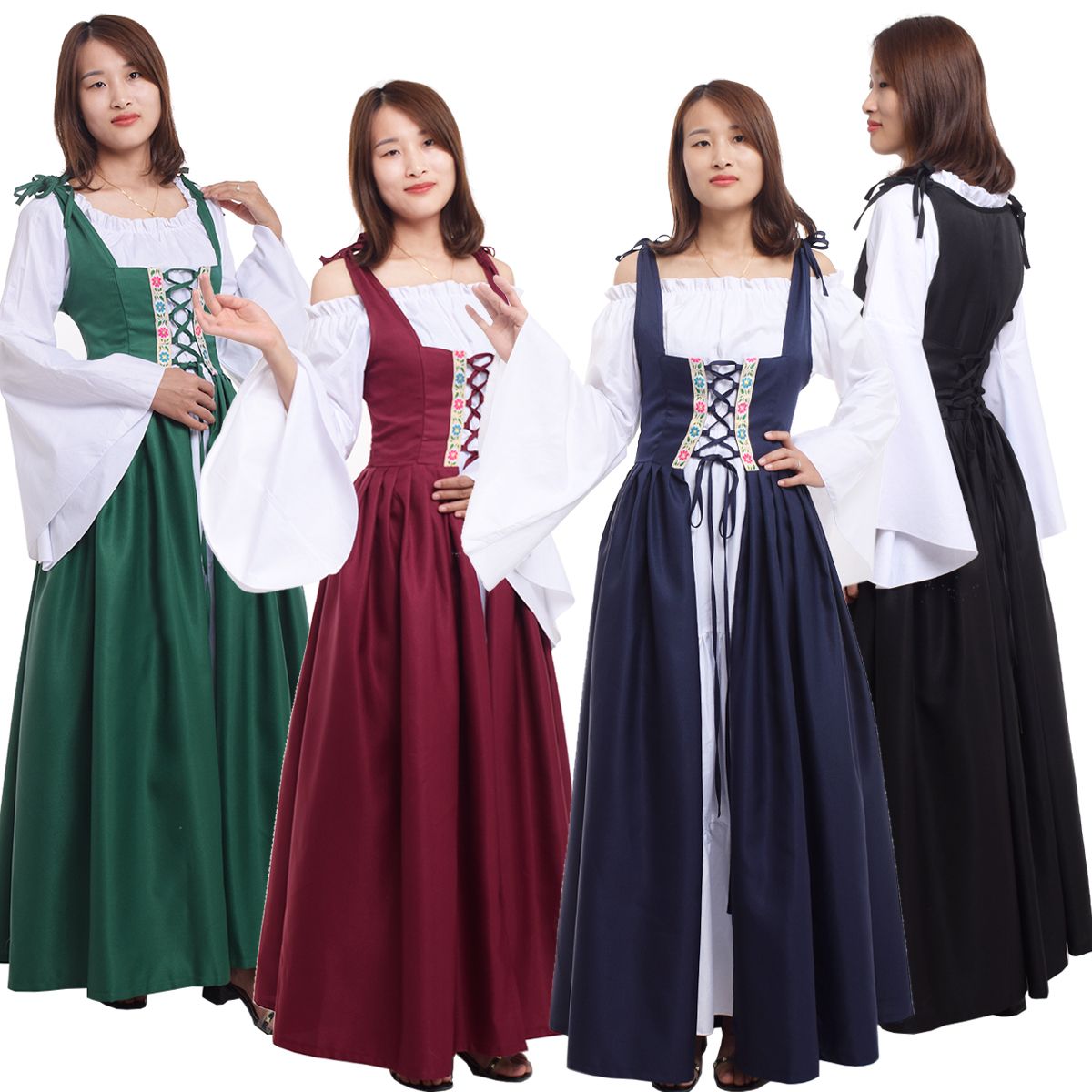 Adult Renaissance Dresses Gowns For Women Medieval Halloween Party Irish  Victorian Corset Costume Cosplay Clothes Halloween Costume Group Themes  Good Halloween Themes From Superstarsupplier123, $35.68| DHgate.Com