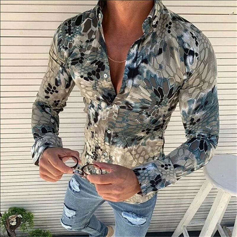 Easonp Mens Casual Long Sleeve Solid Slim Fit Autumn Button Down Shirts Easonp Mens Casual Long Sleeve Solid Slim Fit Autumn Button Down Shirts