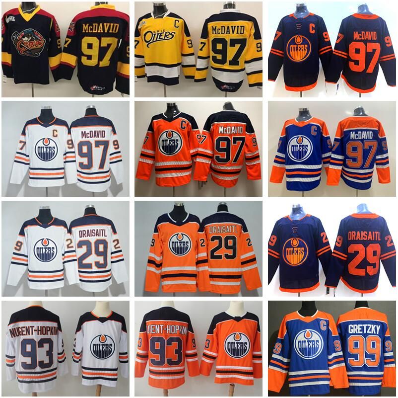 Newsmada Com Boys Clothing Leon Draisaitl Edmonton Oilers Orange Kids Home Premier Jersey