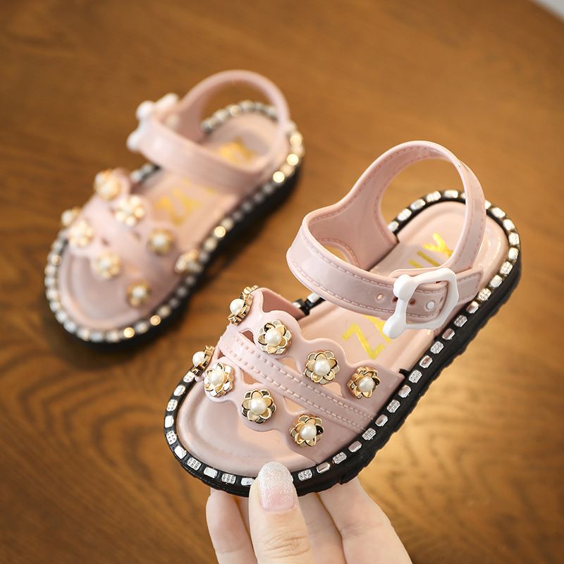 Sandalias para niñas, zapatos de sandalias para bebés de 1 a 3 nuevos