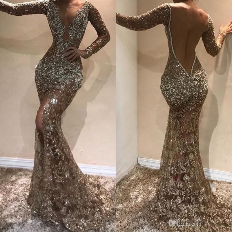 vintage glitter gown