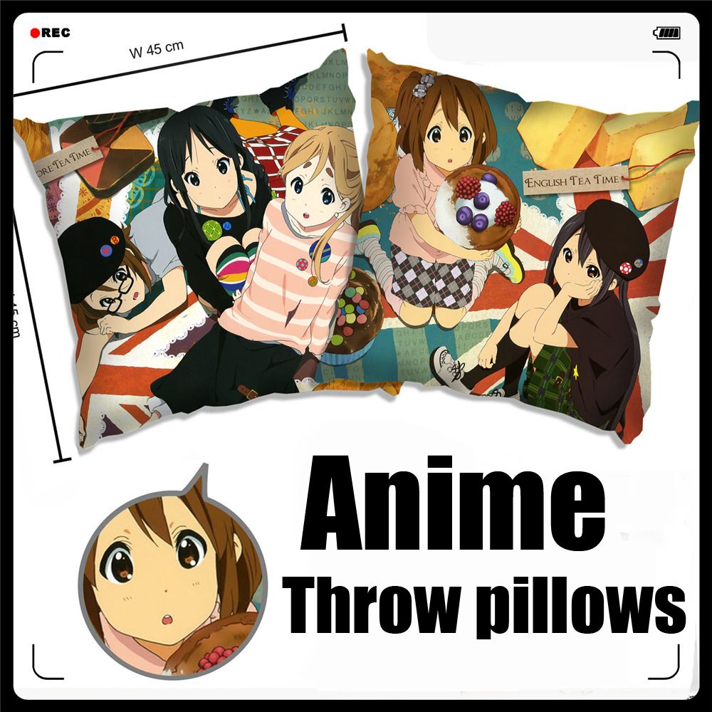 21 Anime K On Hirasawa Yui Akiyama Mio Kotobuki Tsumugi Nakano Azusa Tainaka Ritsu Soft And Comfortable Cushion Throw Pillows Daily Supplies From Fangcheng18 27 92 Dhgate Com