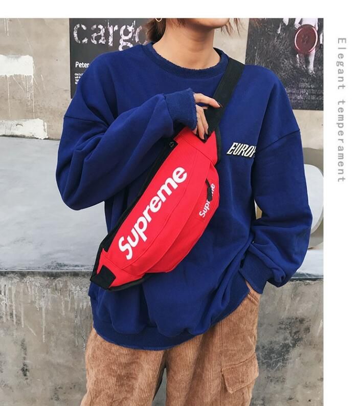 XXL Supreme Waist Bag Fashion Unisex Pack Fashion Waist Canvas 
