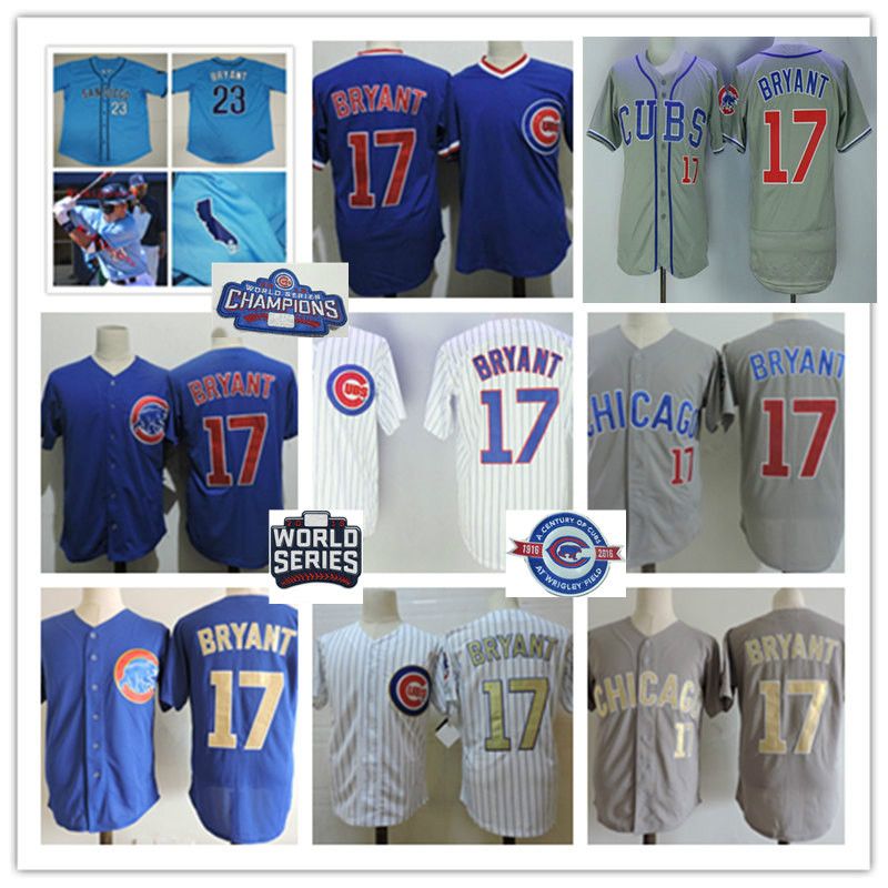 grey kris bryant jersey