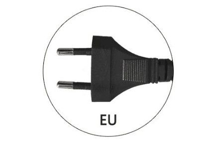 Plug de l'UE Blanc