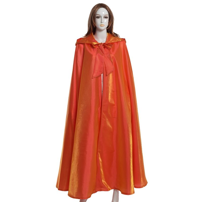 Gothic Hooded Unisex Cloak Wicca Robe Medieval Witchcraft Cape Halloween Costume 