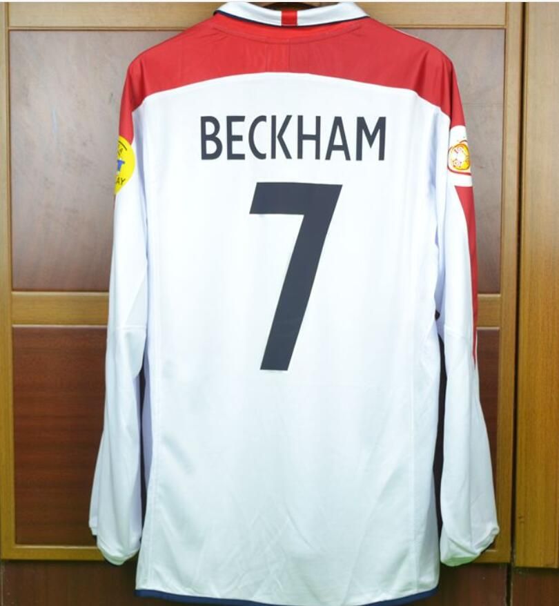 retro david beckham jersey