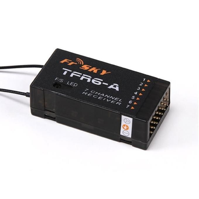2020 FrSky TFR6 A 2.4G 7CH Receiver Futaba FASST Compatible Horizontal