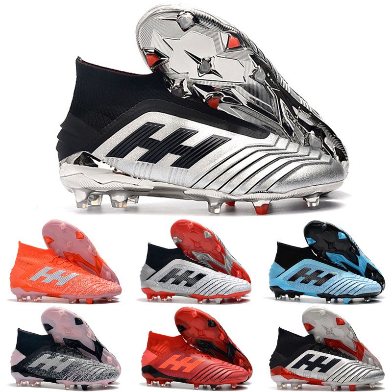 silver predator football boots
