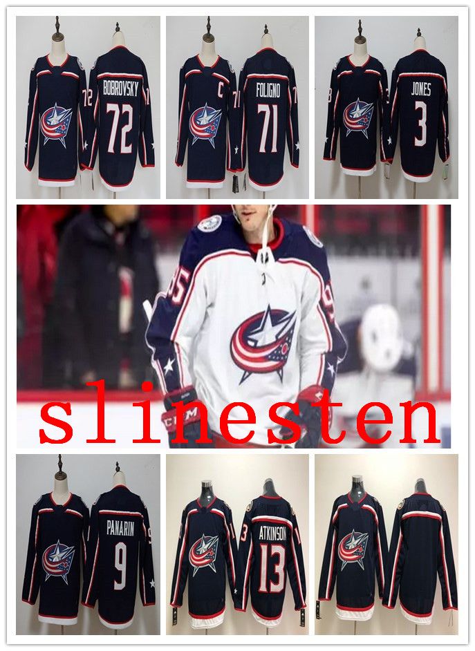 blue jackets jersey sweatshirt