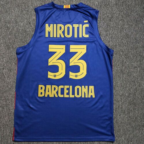 New Nikola Mirotic 33 Basketball Jerseys Euroleague Spain Print CUSTOM