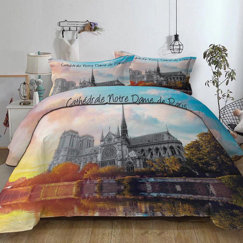 Paris City Bedding Set 2 With Pillowcase Single Double King Size Bedspreads Beautiful Modern Quilt Cover 2019 New From Meetbedding 14 58 Dhgate Com Bedding Set 2 With Pillowcase Single, Beautiful King Size Bedspreads