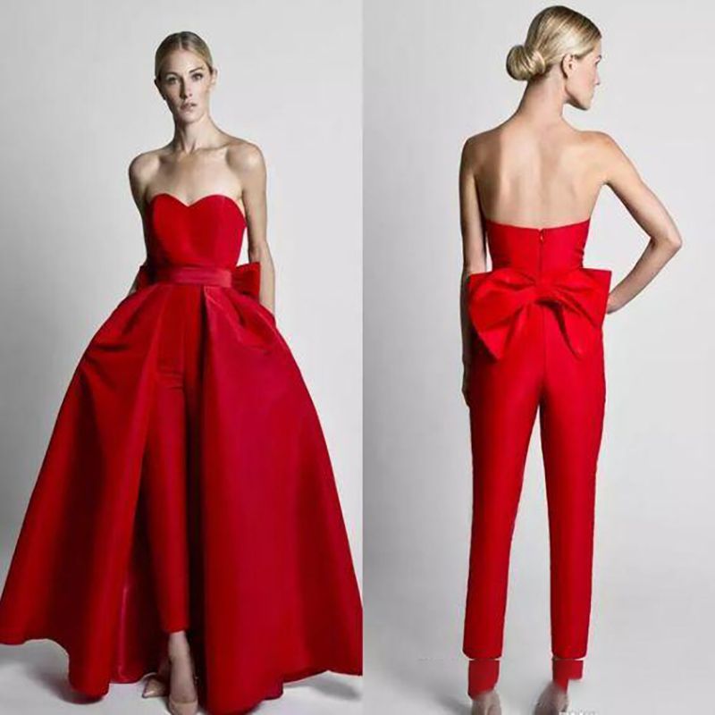 red jumpsuit for wedding