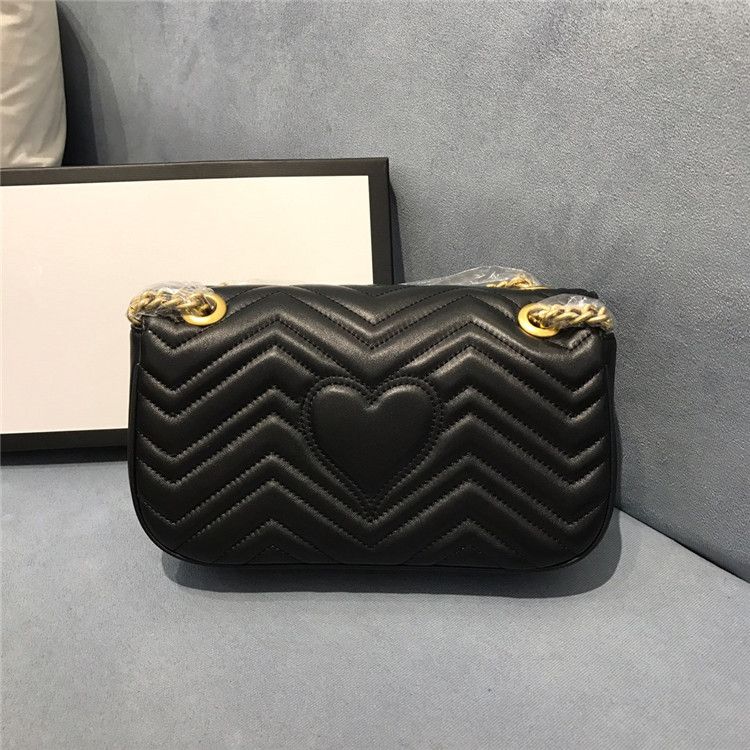 gucci black heart bolsa