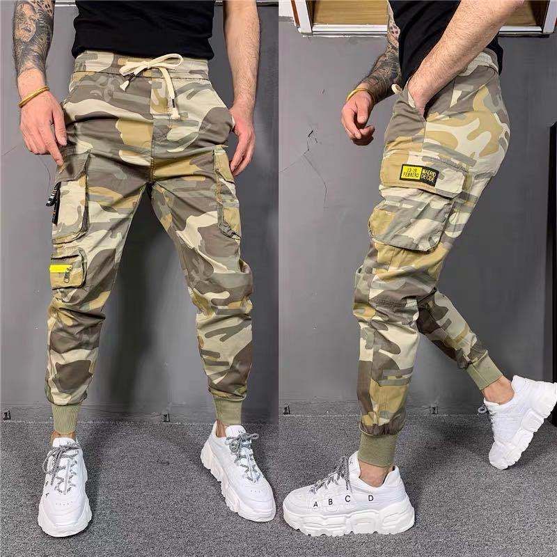 cuffed camo pants