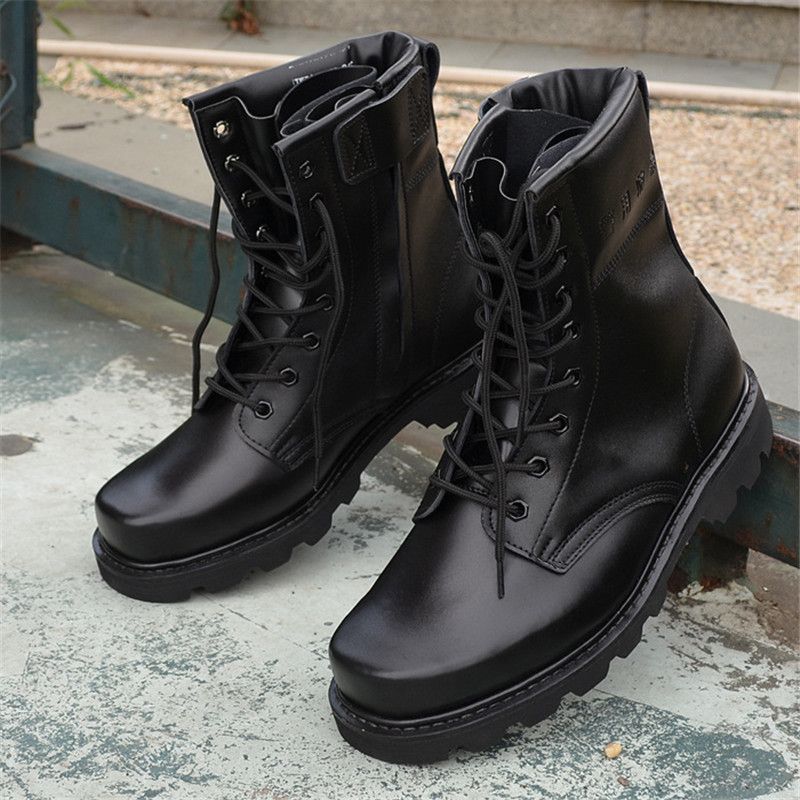 Microfiber Leather Men Military Boots 