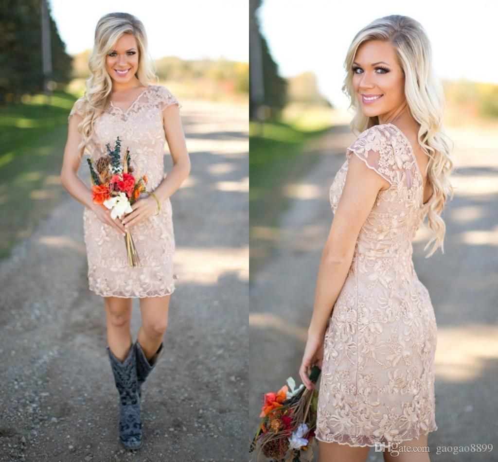 short cowgirl wedding dresses