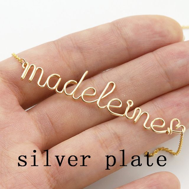 silver plate(letter)