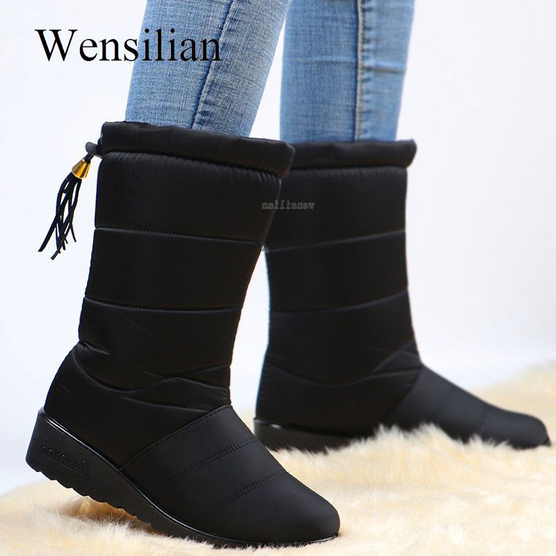womens mid calf waterproof boots