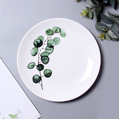 Eucalyptus - Assiette plate de 10 pouces