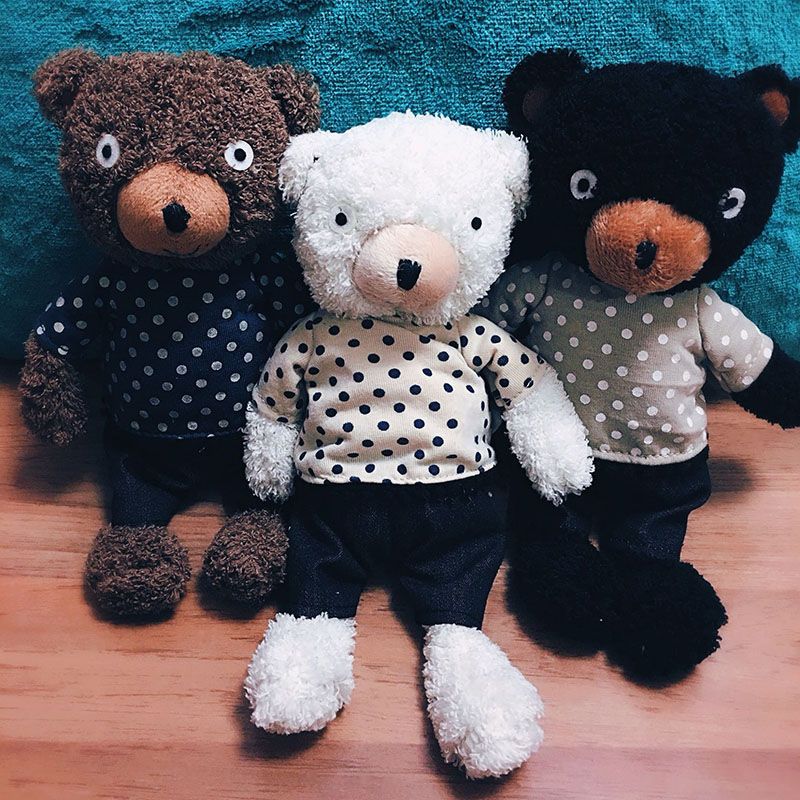 retro teddy bears