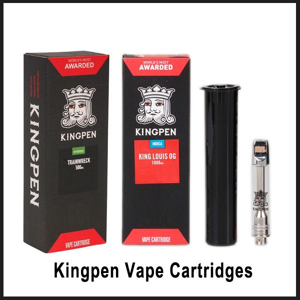 Kingpen Vape Cartridges New Gift Pack 0.5ml 1.0ml Ceramic Coil 510
