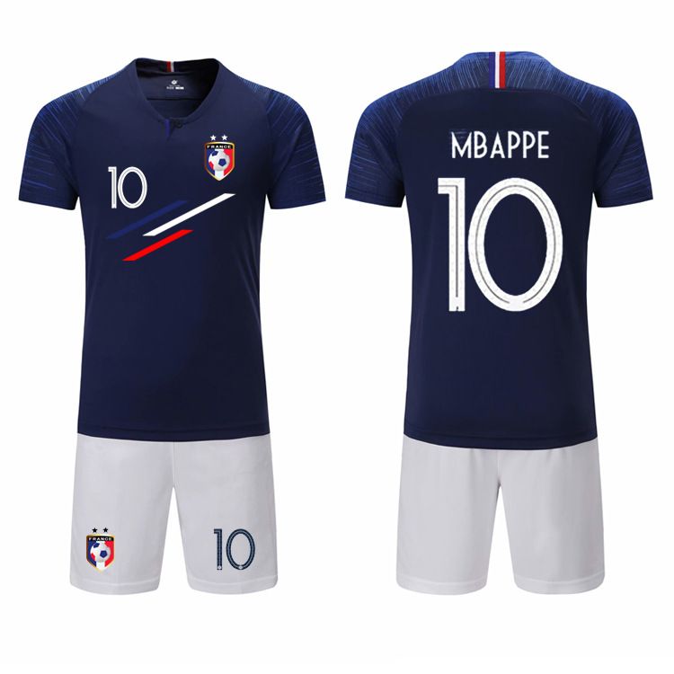 camiseta de mbappe francia 2018
