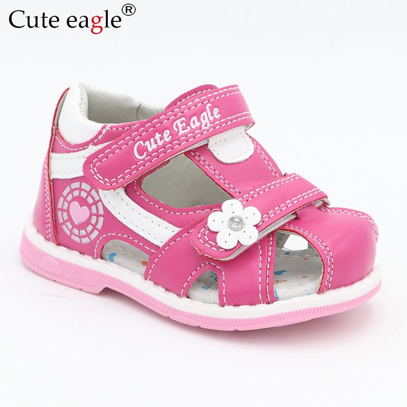 Cute Eagle Girls Sandalias Cuero de la pu Niños para niños Zapatos para niñas