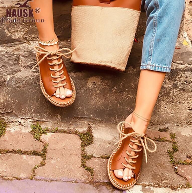 peep toe weaving sandals