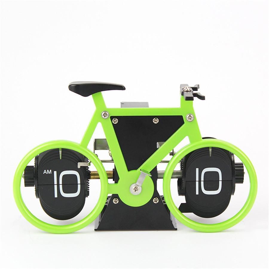 2019 2016 New Creative Bicycle Desk Clock Page Turning Table
