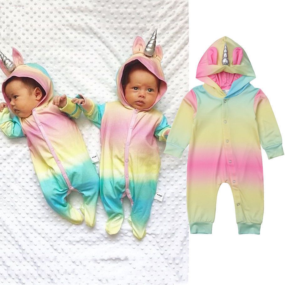Baby Toddler Boy Fashion Romper Spring Long Sleeve Leopard Hooded Jumpsuit
