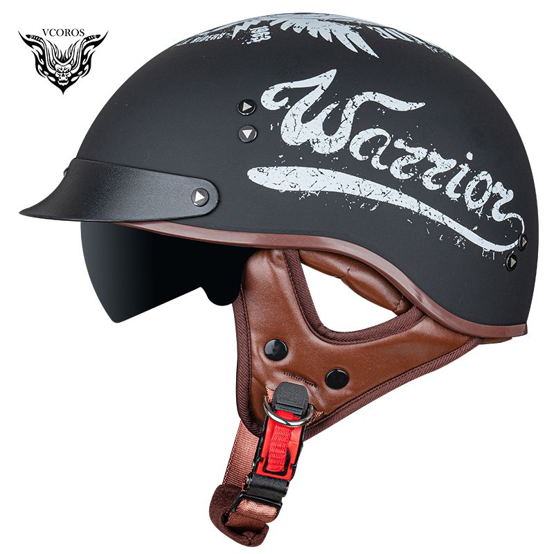 Vcoros F 02 Newvintage Open Face Motorcycle Helmet Retro Scooter Man Woman Half Face Casco Moto Casque Moto Dot Aprroved Good Motorcycle Helmet Brands Good Motorcycle Helmets From Motorcars 70 62 Dhgate Com