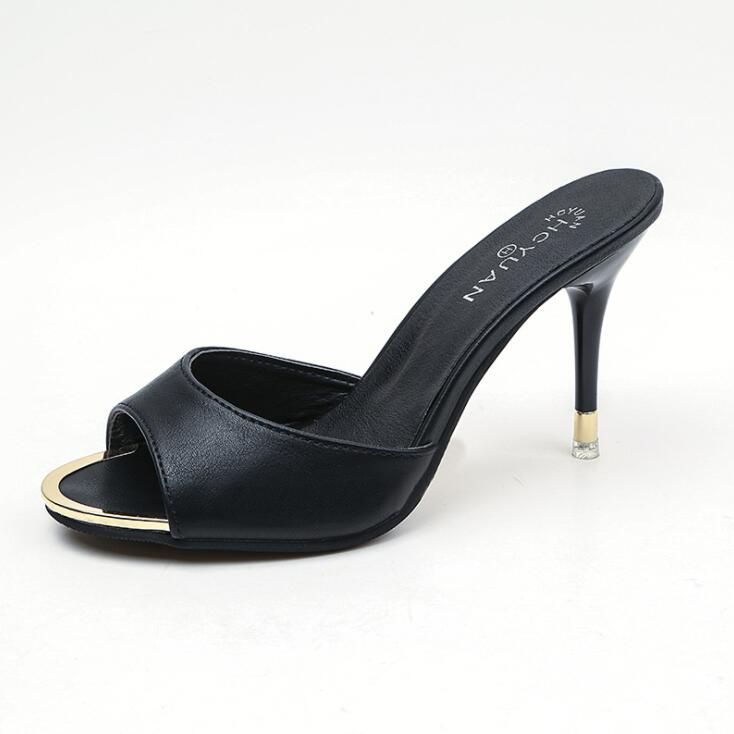 black work sandals for summer