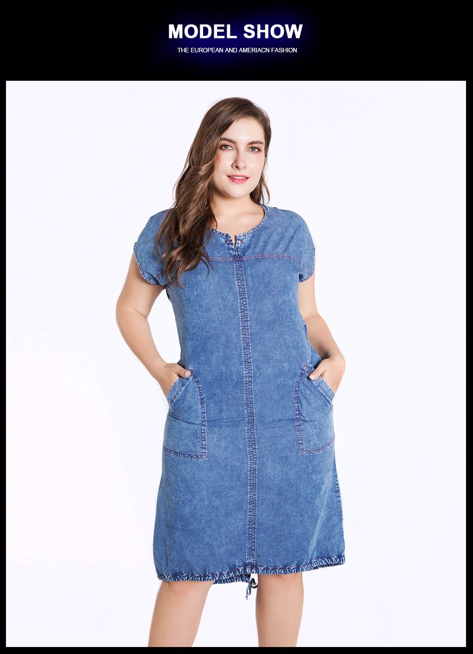 Denim Dress For Women Clothes 