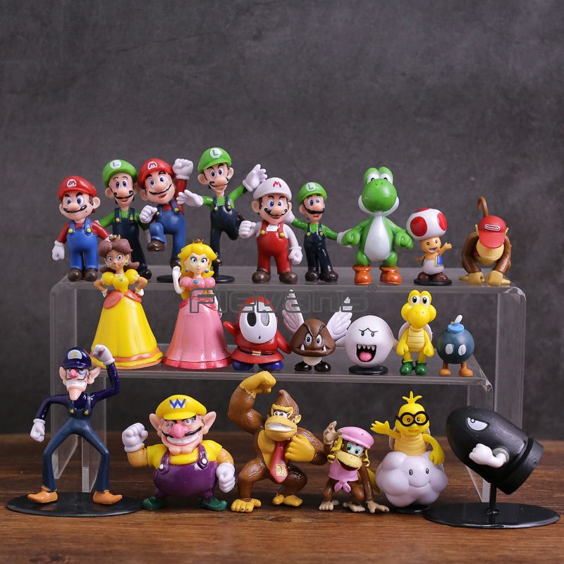 super mario bros figurines