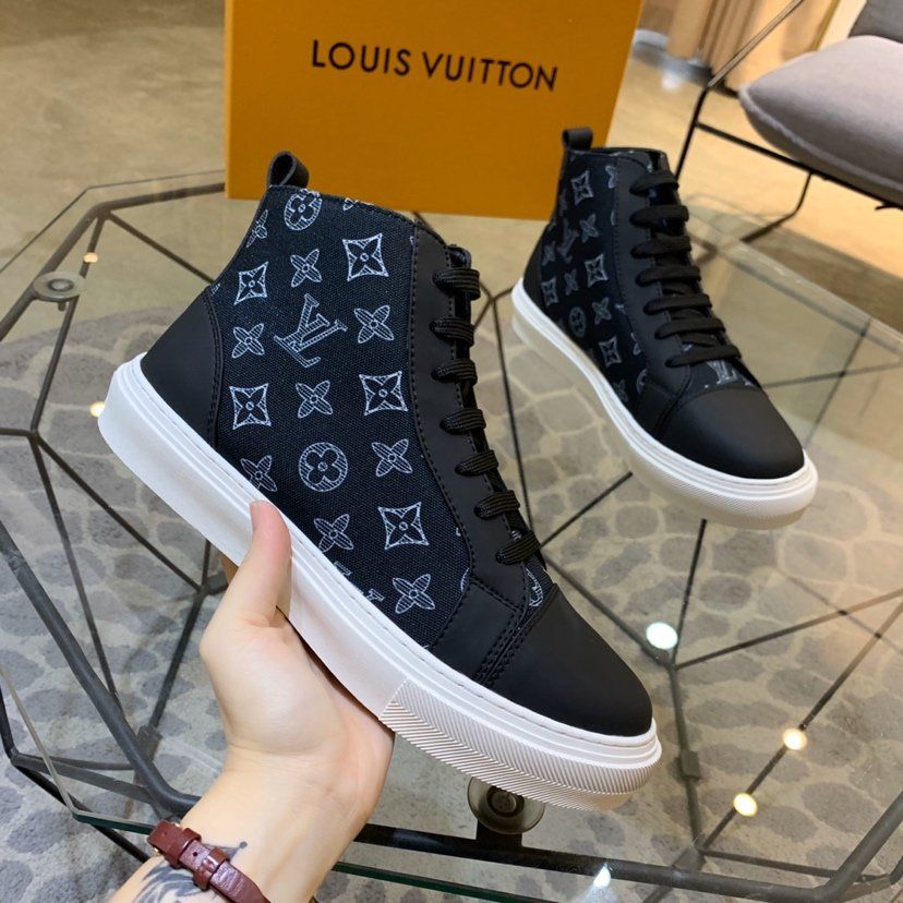 2020 Louis Vuitton Shoes LV Últimas Marca Hombre De La Aptitud Del Cuero De  Zapatos Casual Para Mujer Para Hombre Negro De Cuero Zapatos Cómodos Zapatos  Ocasionales Planos Diario De 139,92 €