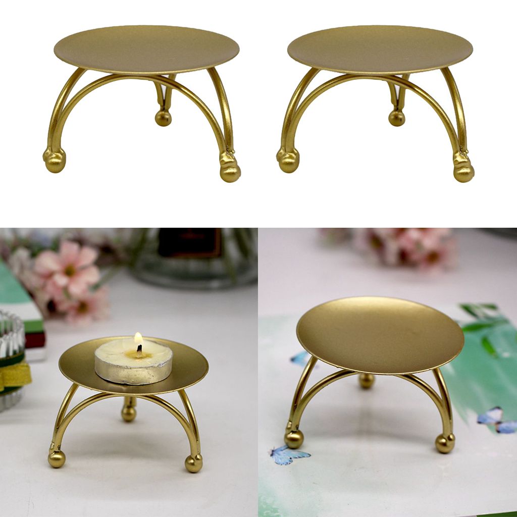 decorative candle plates