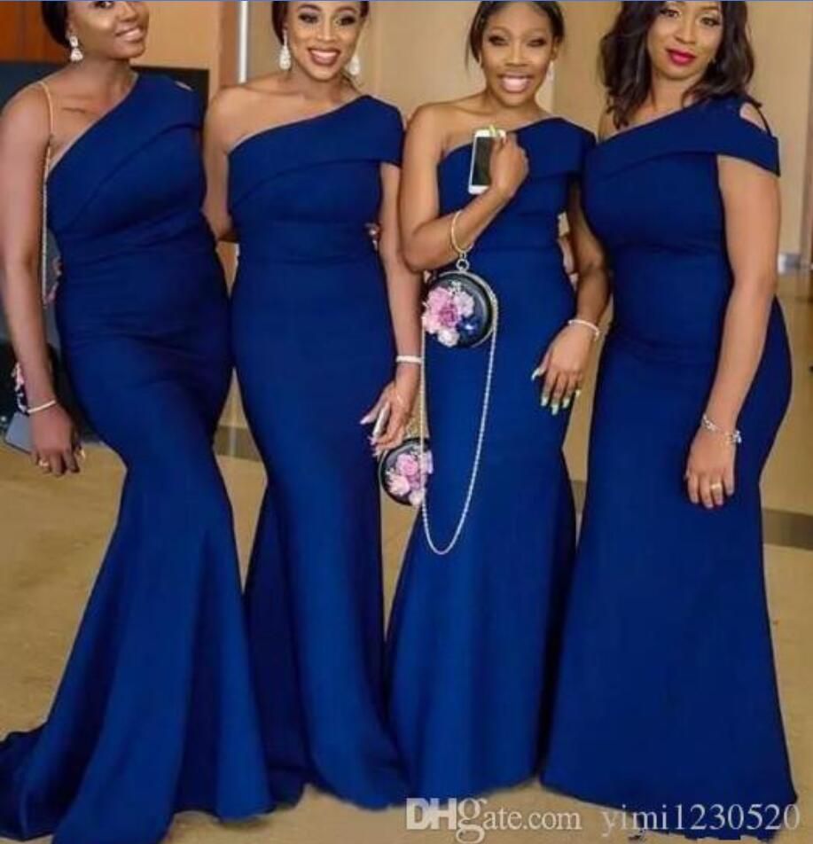 royal blue wedding dresses for maids
