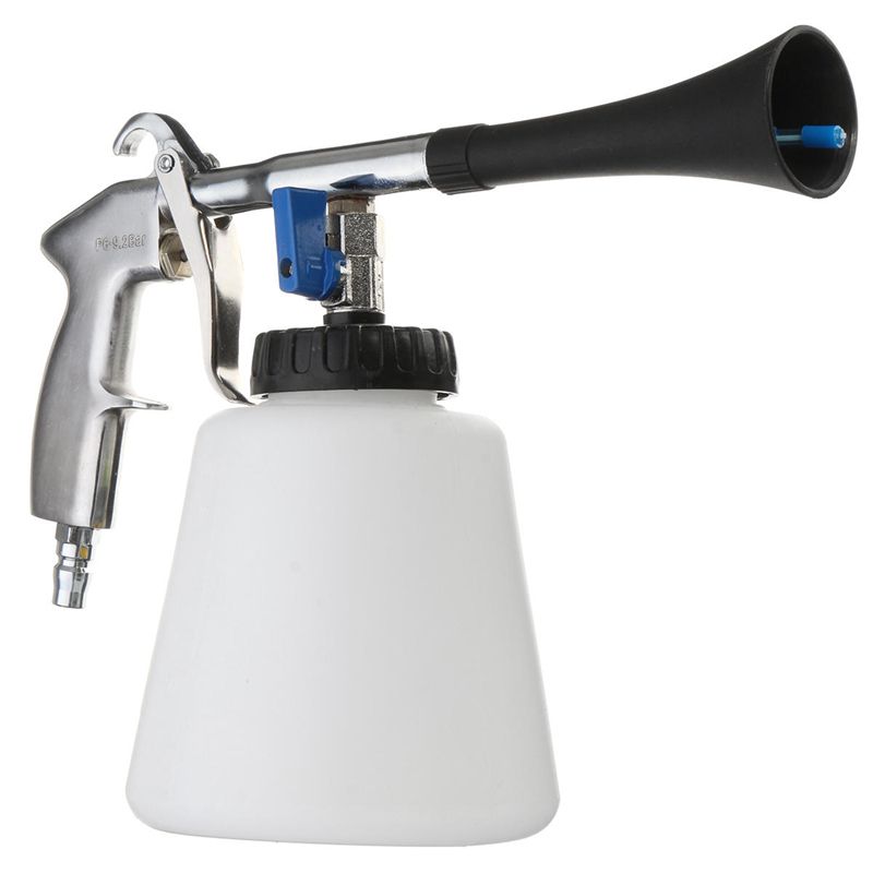 Air Pulse Tornado Gun Surface Cleaning Washing Foam Tool With Brush