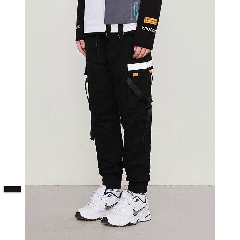 Compra Ropa Para Hombres Primavera Y Verano Pantalones Casuales Para Hombres  Nuevos Costuras Aerodinámicas Tiras Reflectantes Plateadas Vigas  Herramientas Para Pies Nueva Moda Barato | Entrega Rápida Y Calidad |  Es.Dhgate