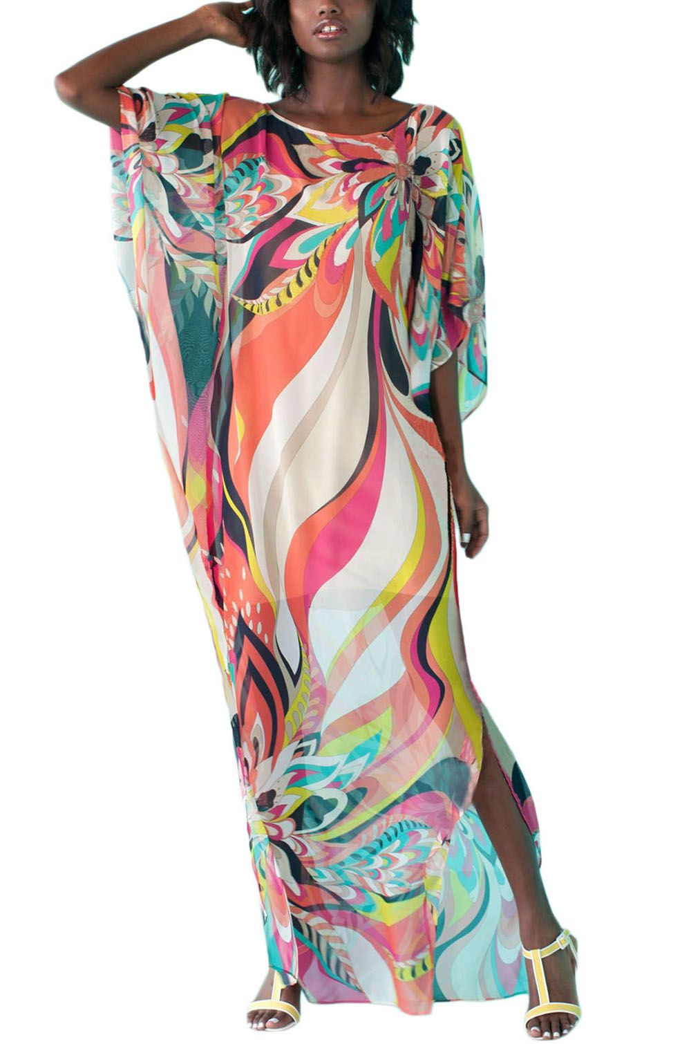 maxi kaftan beach cover up