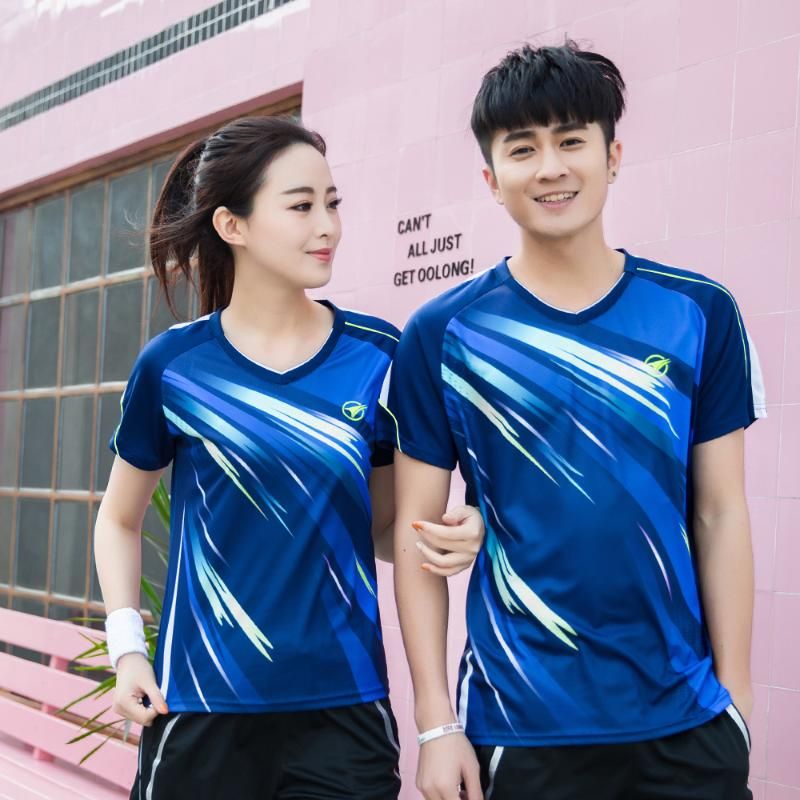 seca bádminton camisa nueva rápida, camisa Tenis Hombre / Mujer, Badminton Mesa de ping pong jerseys,