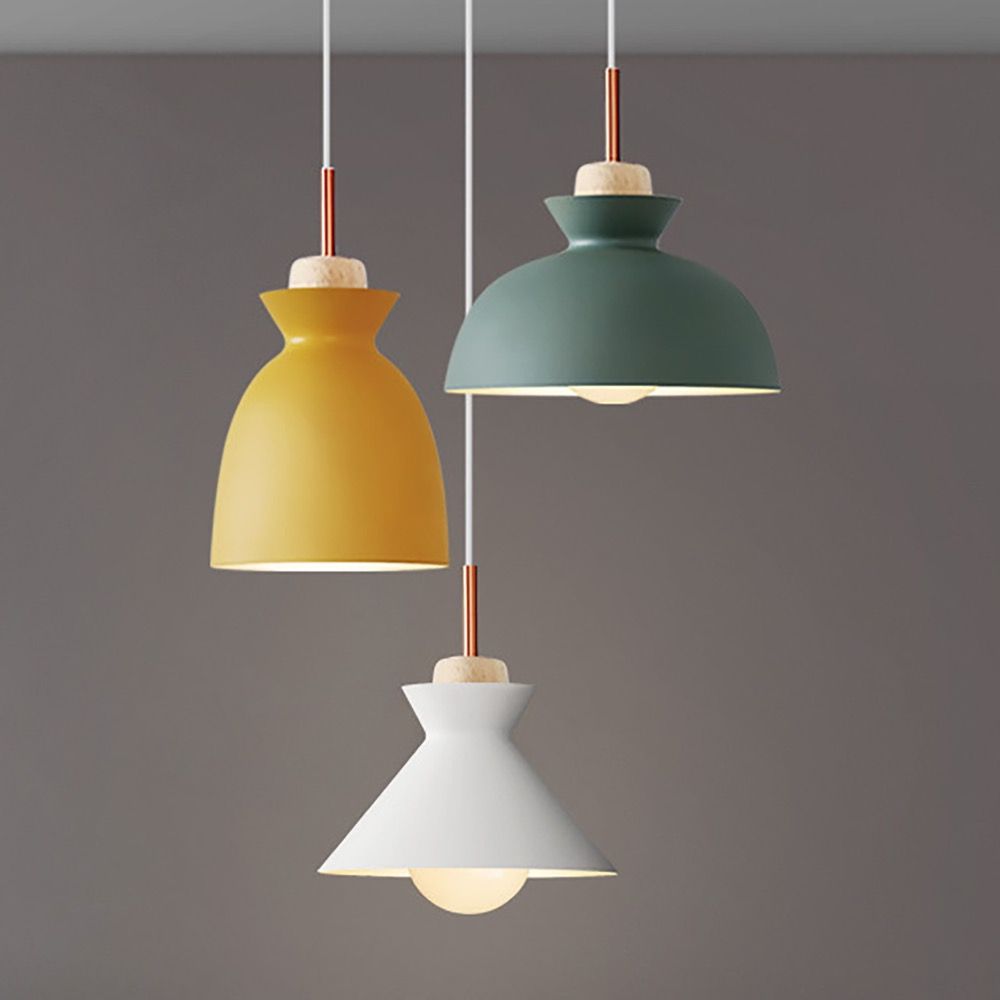 compre lamparas colgantes modernas lampara led nordica decoraciones navidenas para lamparas de iluminacion del hogar para sala de estar con pantalla