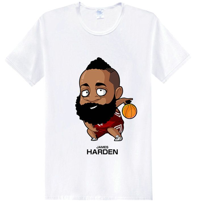 James harden Houston Rockets NBA Player T-Shirt by Afrio Adistira